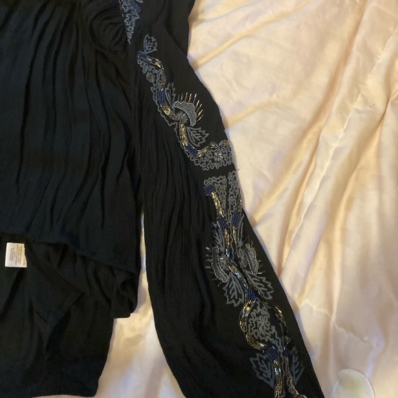 Free People Sweet Escape Embellished Tunic Blouse - Picture 4 of 9